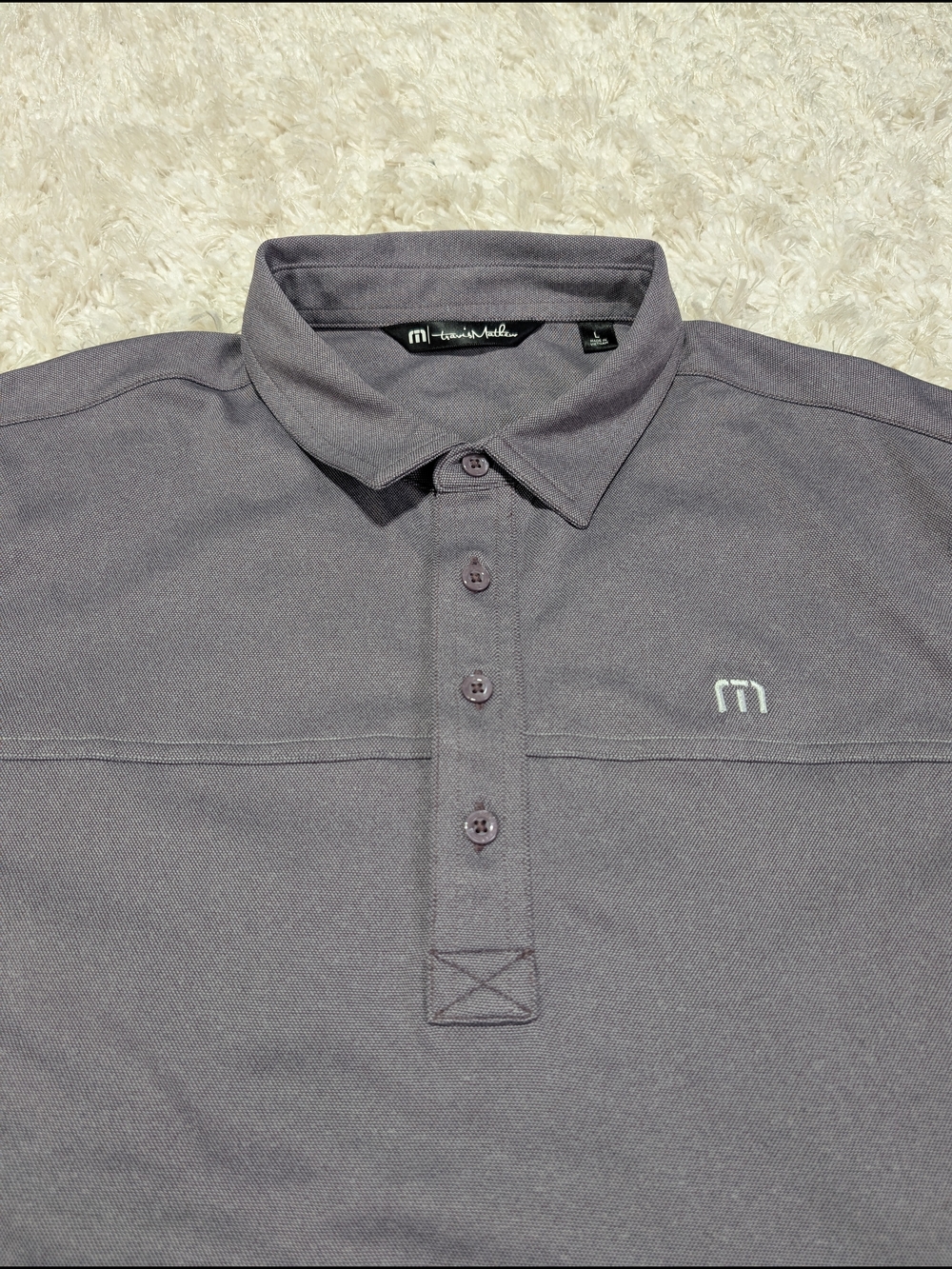 Travis Mathew Men's Polo in Dusty Purple